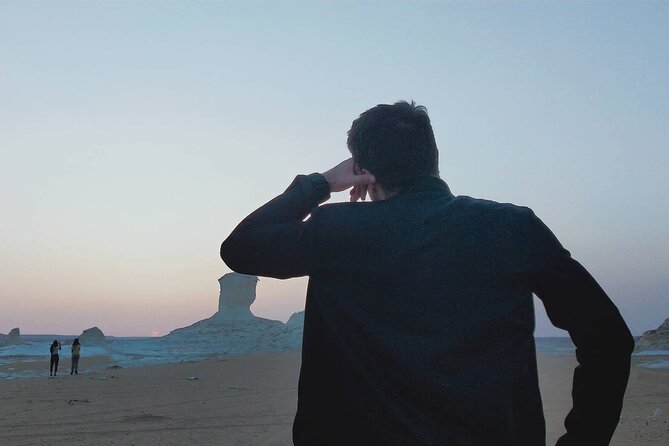 2-Day Shared Tour in White Desert from Cairo - Black Desert opener: Al-Marsous Mountain and the volcanic crater look