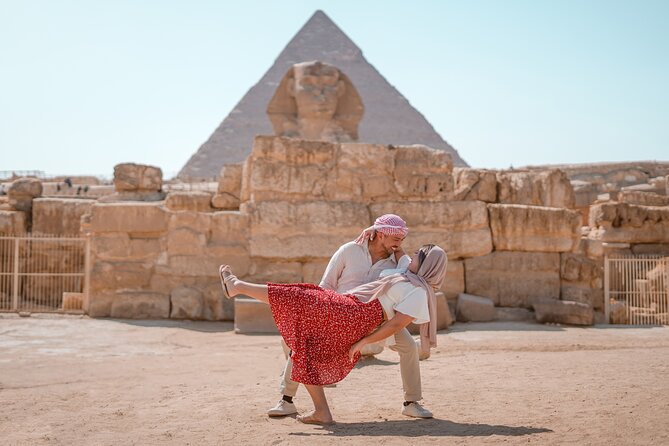 2 hrs Unique Photo session (PhotoShoot) at the Pyramids of Giza - Where to meet and how the private format affects your timing