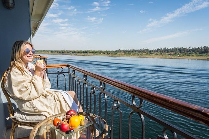 3 Nights Cruise Aswan to Luxor including Abu Simbel, Nubian Village&Air Balloon - Edfu Temple, Esna Lock, and Luxor Temple at dusk