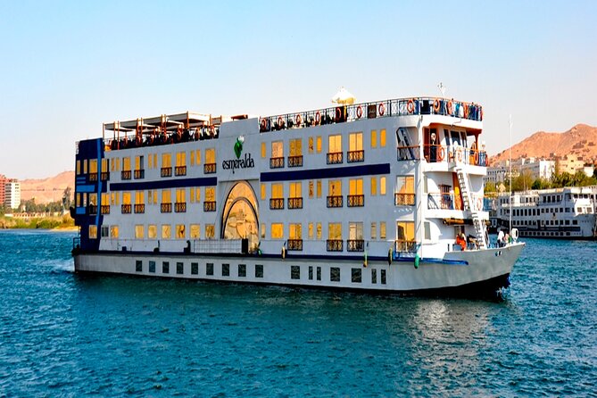 4-Day Nile Cruise sails Aswan to Luxor&Abu Simbel.Hot air Balloon - First Step in Aswan: Transfer to the Ship, plus High Dam and Philae