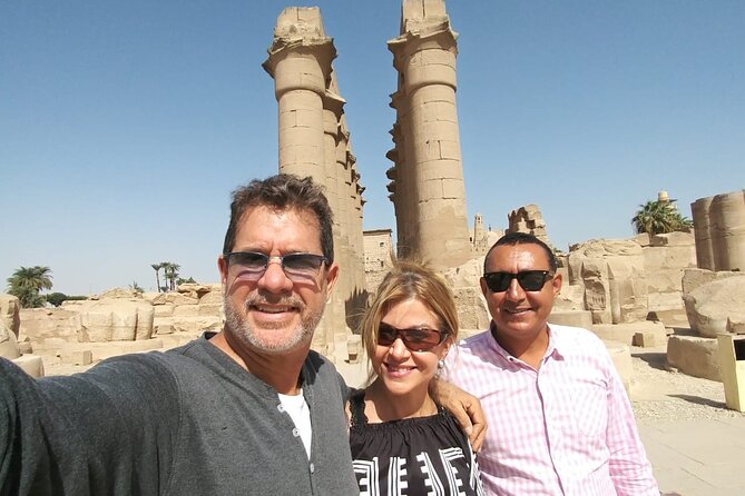 4-Days Aswan sails Nile Cruise Luxor &Abu Simbel.Hot air Balloon - Day 4 on the Luxor West Bank: Valley of the Kings, Hatshepsut, Memnon, Karnak, Luxor Temple