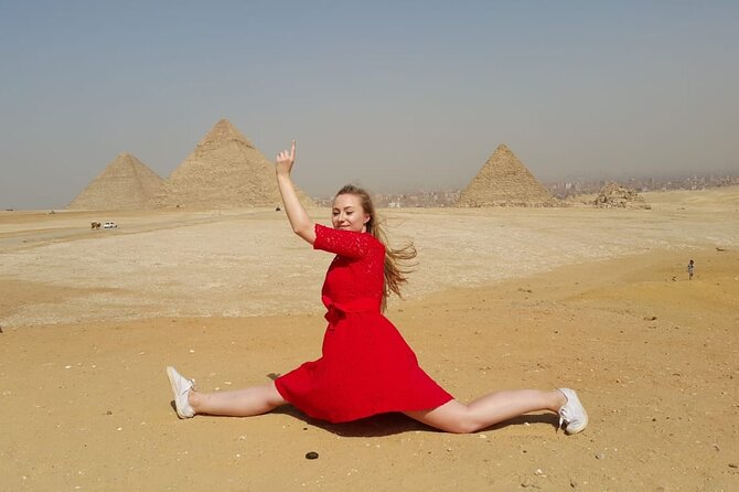 8 Hours Guided tour to Giza Pyramids , Sphinx, Saqqara & Dahshur - A 4-Site Pyramid Day With AC Pickup That Keeps You Sane