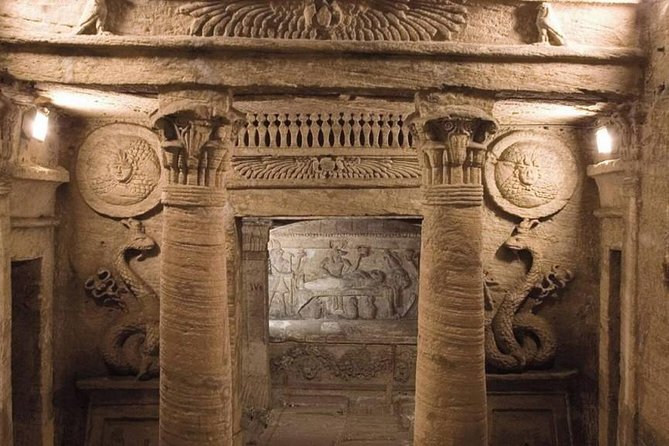 Alexandria Day Tour From Cairo & Giza Hotels - Kom el Shoqafa Catacombs: the underground story you can’t fake
