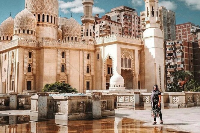 Alexandria day tour.The catacomb, pompy's pillar,the citedal - Qaitbay Fort on the Lighthouse site: Mediterranean views with a built-on-the-past feel