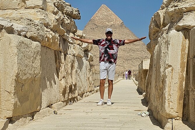 All-in-One Giza Pyramids from inside, Sphinx & Camel ride & Lunch - Great Sphinx, Valley Temple Views, and a Camel Ride Stop