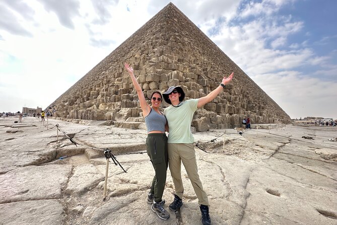 All-in-One Giza Pyramids from inside, Sphinx & Camel ride & Lunch - Lunch Around Al Haram: Koshary, Shawerma, Falafel, and More