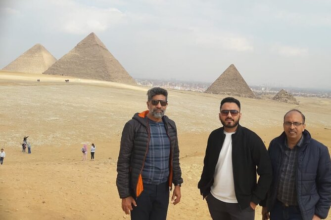 All INC- Pyramids,Camel Ride،(1 hour) four wheeler (ATV)& Lunch - Hotel Pickup To Giza, With a Signboard and a Real Plan