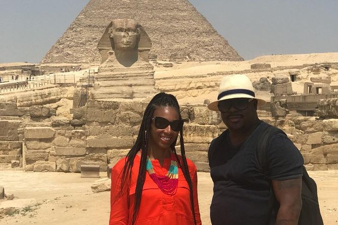 All inclusive 12 Hrs Giza Pyramids, Sphinx Egyptian museum Market Dinner cruise - Giza Pyramids first: photos, Sphinx views, and the camel time