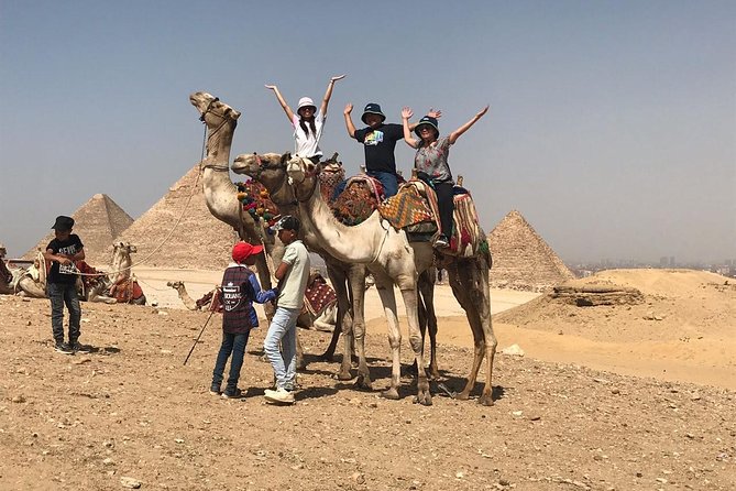 All inclusive 12 Hrs Giza Pyramids, Sphinx Egyptian museum Market Dinner cruise - Great Sphinx and the mummification temple area