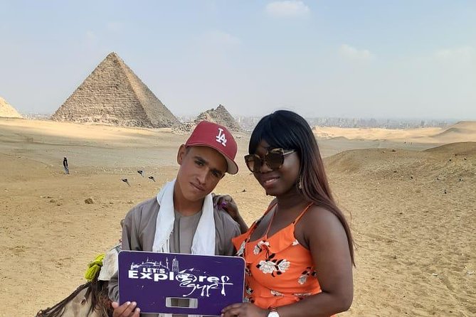 All inclusive Private 4-Day Tour around Giza.Cairo, Alexandria Luxor by flights - Giza Pyramids and Sphinx, plus a camel ride reality check