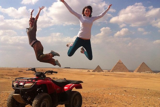 All inclusive Tour Giza Pyramids Sphinx Quadbike Camels Lunch - Quad Bike 60 Minutes: Desert Fun, Real-World Comfort and Safety