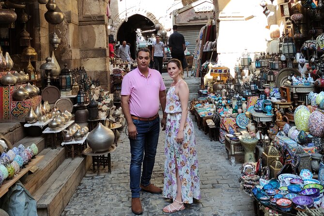 an unmissable day, The Giza Pyramids, the Egyptian Museum and the Souk - Camel ride for the three-pyramid photo setup