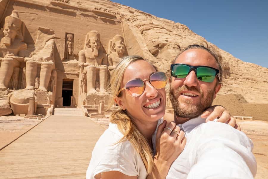 Aswan: Abu Simbel Temple & Nubian Village Private Day Tour - Abu Simbel Great Temple: Ramses II’s Four Seated Colossi