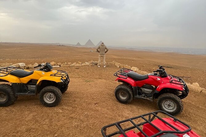 ATV Quad Bike Ride At GIZA Pyramids & BBQ Dinner. - How the ride stays fun: escort support and real-world sand reality
