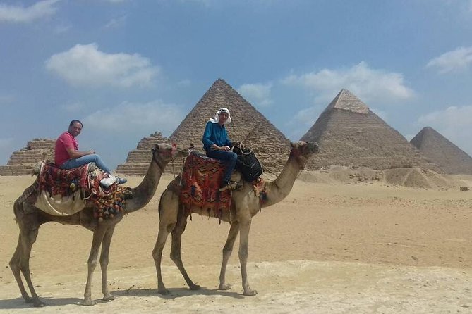 Best Adventure Tours Visit Giza Pyramids and ATV Quad Bike Ride in Desert - Giza Plateau stop: pyramids, Valley Temple, and the Sphinx close-up