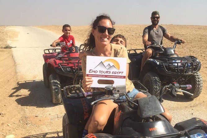 Best Adventure Tours Visit Giza Pyramids and ATV Quad Bike Ride in Desert - The main pyramids segments: Cheops, Khafre, Menkaure time slots