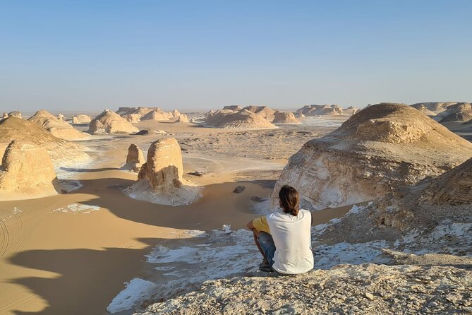 Black and White Desert and Bahariya Oasis Tour 2 Days 1 Night - Crystal Mountain quartz and the rock formations of Agabat Valley