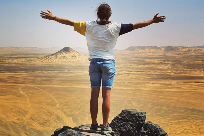 Black and White Desert and Bahariya Oasis Tour 2 Days 1 Night - Camping setup with tents, matrix pads, and blankets