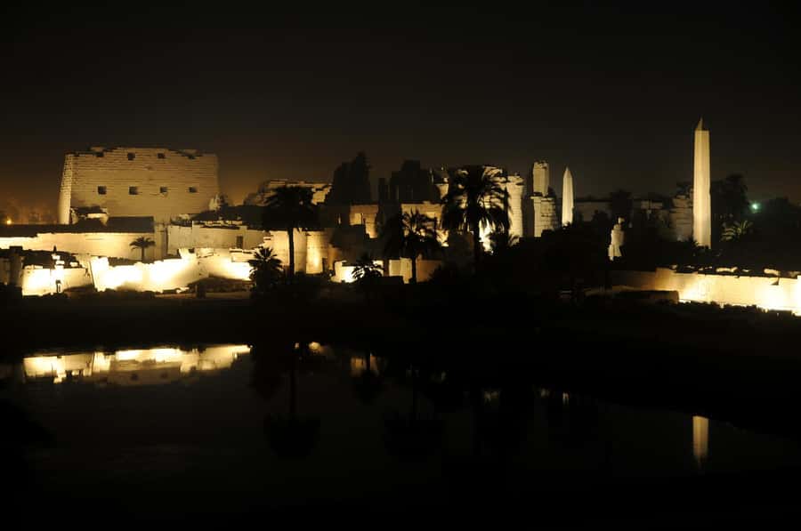 Book online Sound and Light Show at Karnk Temple in Luxor - Provider note: Egypt Nile Felucca and what it signals