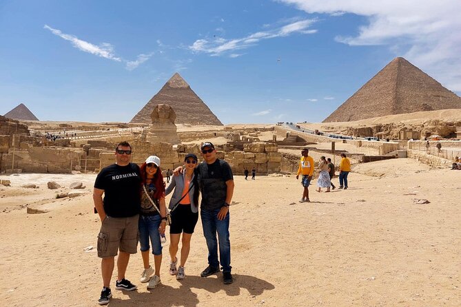 Cairo 8 Hour Private Tour Giza Pyramids, Egyptian Museum & Bazaar - Giza Plateau Stops: Cheops, Khafre, Menkaure, Plus a Panoramic View