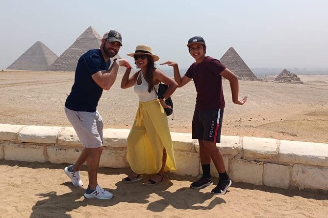 Cairo 8 Hour Private Tour Giza Pyramids, Egyptian Museum & Bazaar - Great Sphinx: Free Admission and a Must-See at Eye Level