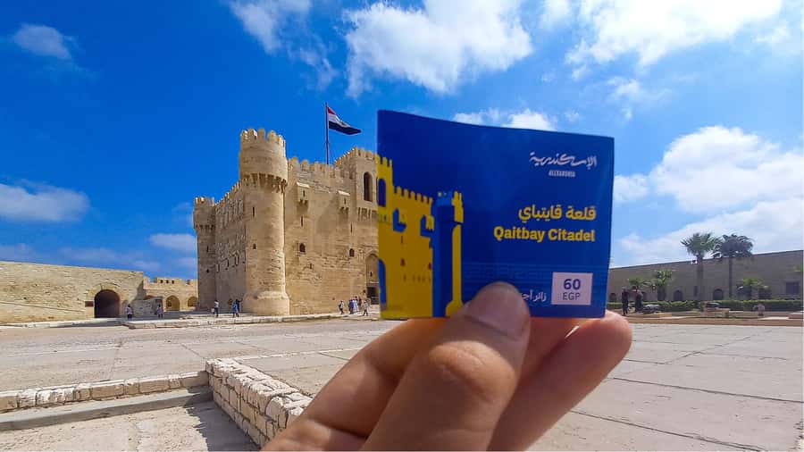 Cairo: Archeological Day-Trip to Alexandria - Qaitbay Citadel and the Lighthouse of Alexandria site: the famous spot in modern stone