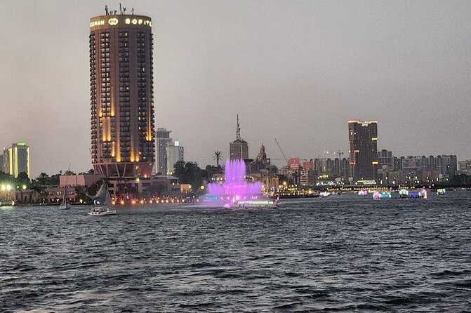 Cairo dinner cruise in Nile River ,Belly Dance and Tanura Show - On board entertainment: belly dance plus Tanura whirling dervish
