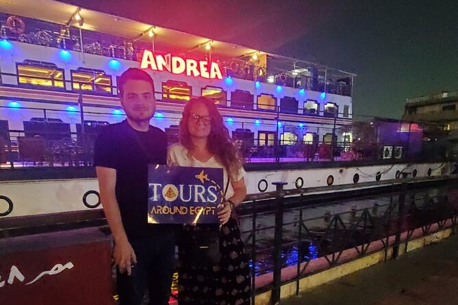 Cairo dinner cruise In Nile River with Belly Dancing and Transpor - Views from Cairo’s lights: upstairs seating matters