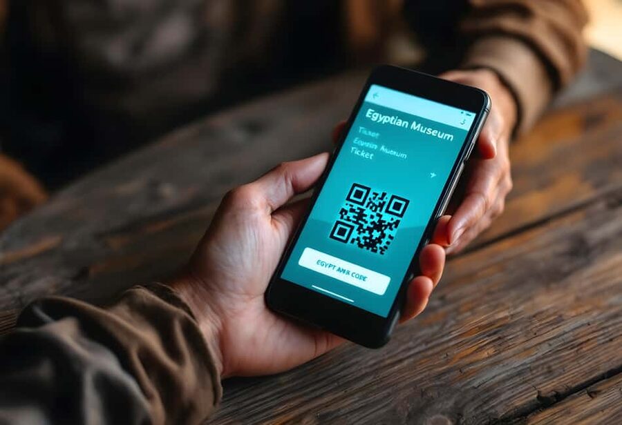 Cairo: Egyptian Museum of Antiquities online QR Ticket - Arriving and Getting In: Security Scan, QR Code, Then Doors Open