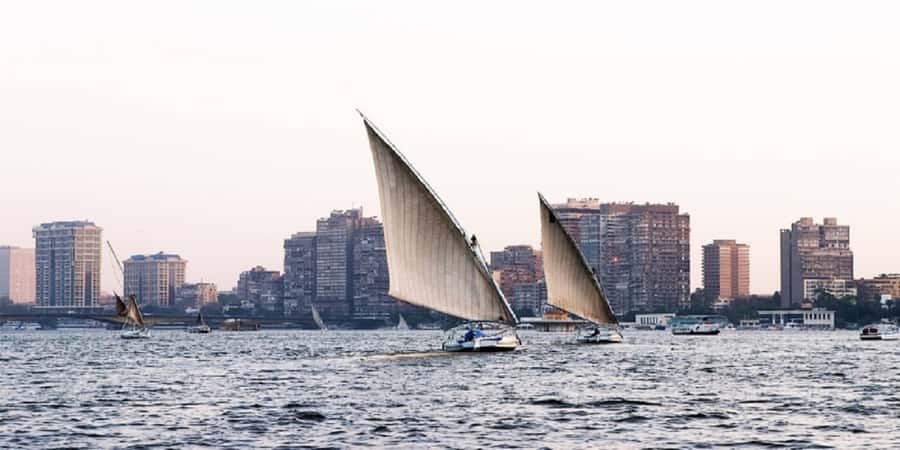 Cairo: Felucca ride on The Nile River with Meals - Felucca reality check: wind, distance, and boat comfort