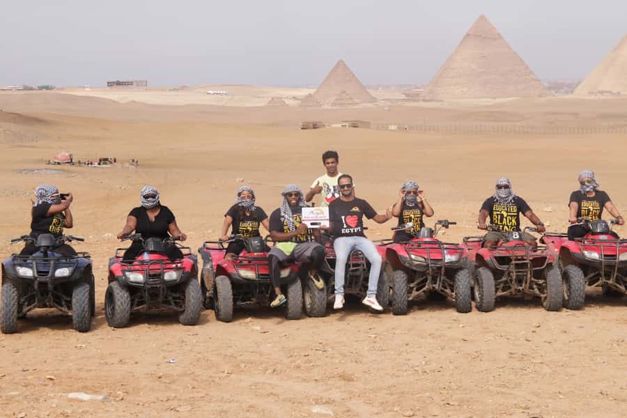 Cairo: Giza Pyramids Tour with Quad Bike Safari & Camel Ride - 1-Hour Quad Bike Safari Across the Desert (And How to Stay Comfortable)