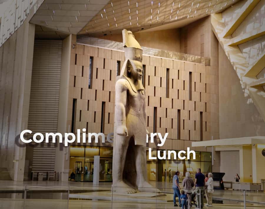 Cairo: Grand Egyptian Museum, Pyramids, Sphinx Tour & Lunch - Camel ride on the Giza Plateau, then the Sphinx viewpoints