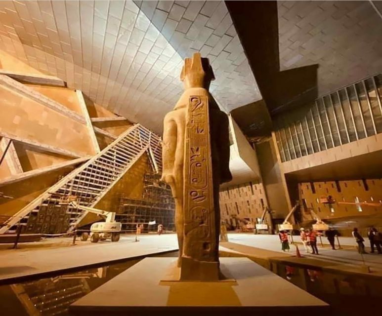 Cairo: Grand Egyptian Museum QR Ticket - Grand Hall earphones and the 45-minute start that actually helps