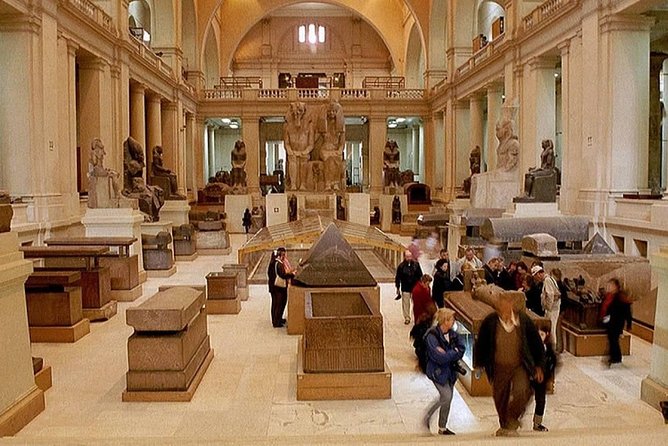 Cairo Layover Tours to Giza Pyramids Egyptian Museum & Bazaar - Egyptian Museum of Egyptian Antiquities: a strong stop when time is short