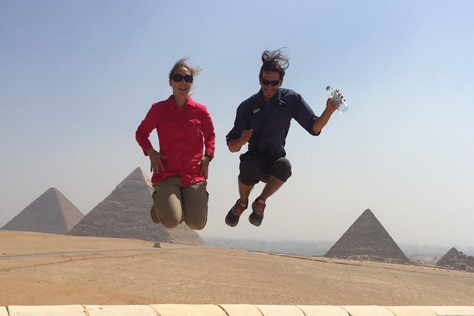 Cairo Layover Tours To Giza Pyramids Memphis Sakkara Dahshur Pyramids And Bazaar - Giza Plateau first: Great Pyramids, Valley Temple, and the Sphinx
