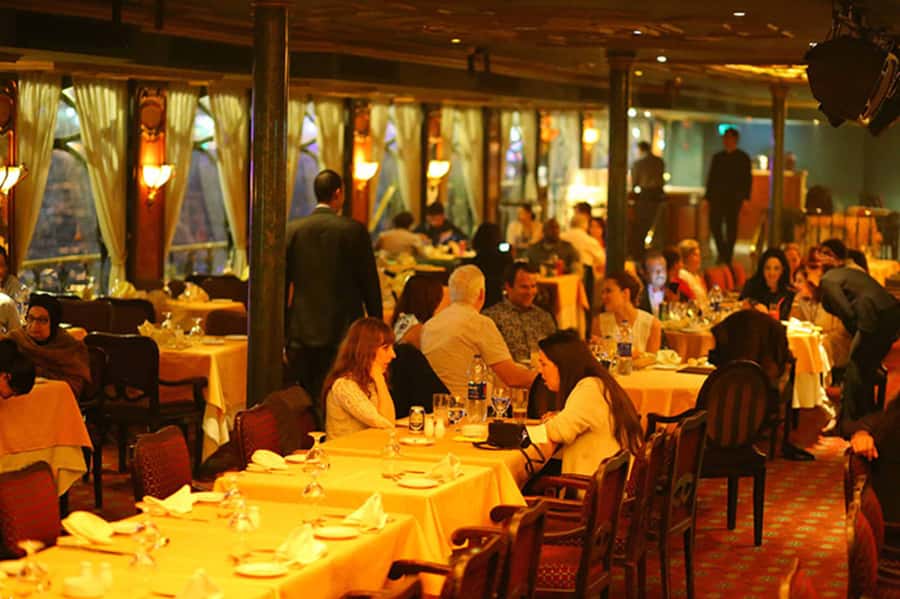 Cairo: Nile Maxim Luxurious Dinner Cruise with Dance Show - Night Views of Cairo Landmarks Lit Up From the Water