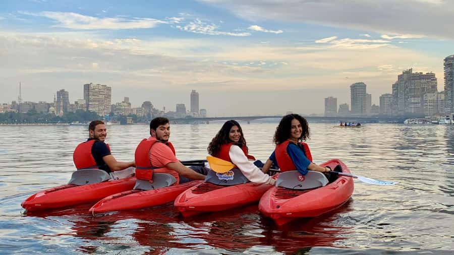 Cairo: Private Nile Kayaking Adventure with hotel transfers. - Arriving At The Kayaking Club: Gear, Vests, And Basic Fit