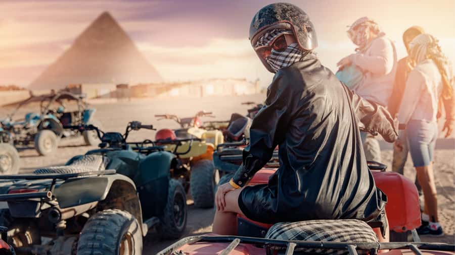 Cairo: Private Quad Bike Desert Tour with Pyramids & Sunset - Guides Can Make This Tour Feel Fun or Flimsy