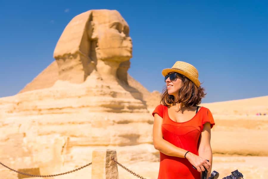 Cairo: Pyramids and Sphinx Tour with River Nile Felucca Ride - The Great Sphinx plus Valley Temple of Khafre