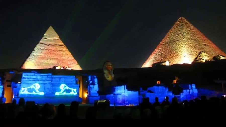 Cairo: Pyramids of Giza Sound & Light Show with City Tour - Night at the Pyramids: why this show works better than daytime photos