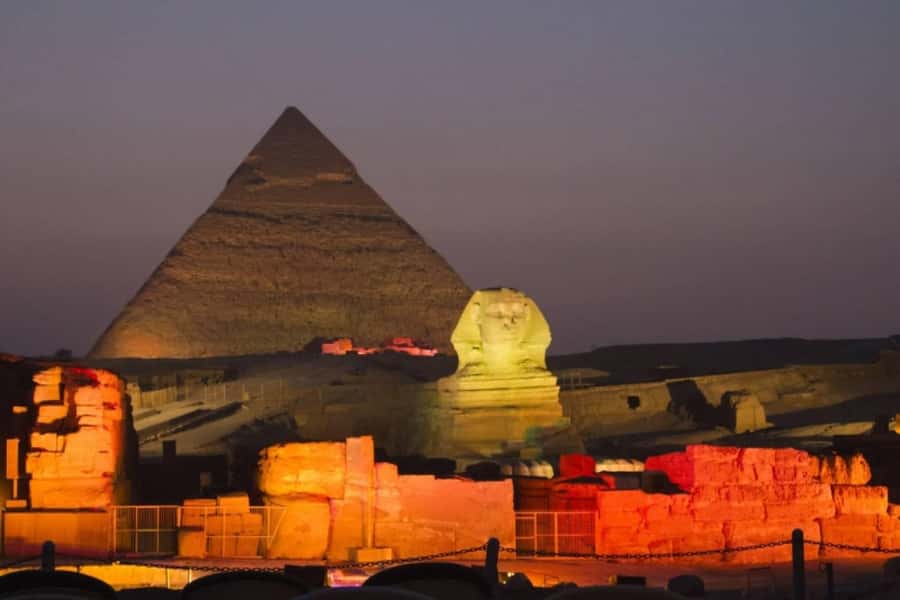Cairo: Pyramids of Giza Sound & Light Show with City Tour - The timing from hotel pickup to Giza, and how to prepare