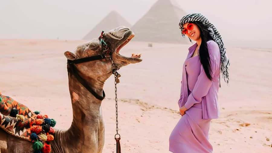 Cairo: Sunrise Camel Ride, Pyramids Tour & Local Breakfast. - Breakfast at a Cairo local restaurant with a pyramid-view choice