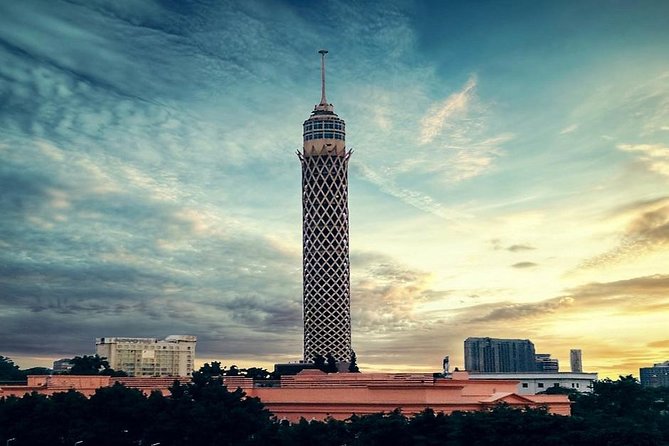 Cairo Tower - Cairo Tower, the lotus flower icon at 187 meters