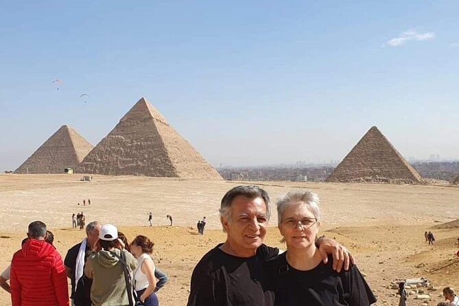 Cairo vip two or one day pyramids ,Museum,memfis ,saqra and7 places - Day 1: Giza pyramids, Sphinx area, Valley Temple, then Memphis and Saqqara