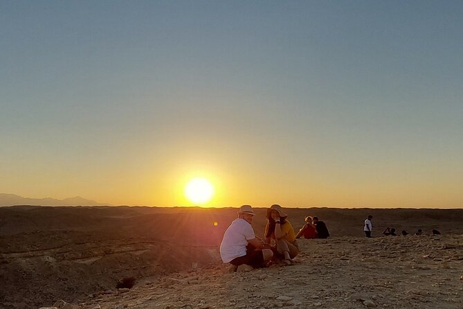 Camel Ride, Bedouin Dinner and Star Gazing in Marsa Alam - Sunset on a small cliff: quick climb, big payoff