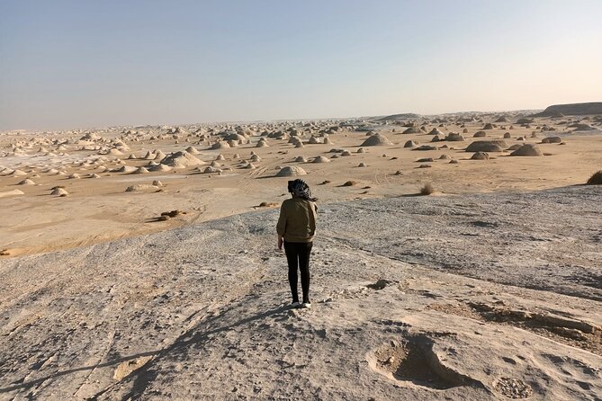 Camping in the White & Black Deserts (Bahariya Oasis) & Cairo Private transfer - White Desert National Park: sunset is when it all clicks
