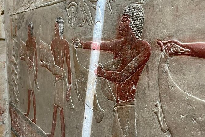 Day tour to Giza Pyramids, Memphis and Sakkara - Memphis City in 1 hour: Ramses II and the Alabaster Sphinx