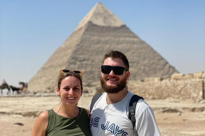 Day Tour to Giza Pyramids, Memphis City And Saqqara Pyramid - Giza Necropolis: Great Pyramid, Sphinx, and the big picture viewpoint