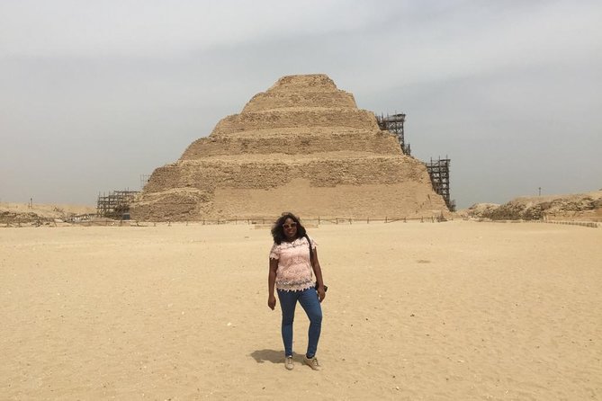 Day tour with Guide to Giza Pyramids, Sakkara, Dahshur and Memphis - Memphis at Mit Rahina Museum and the Ramses II moment