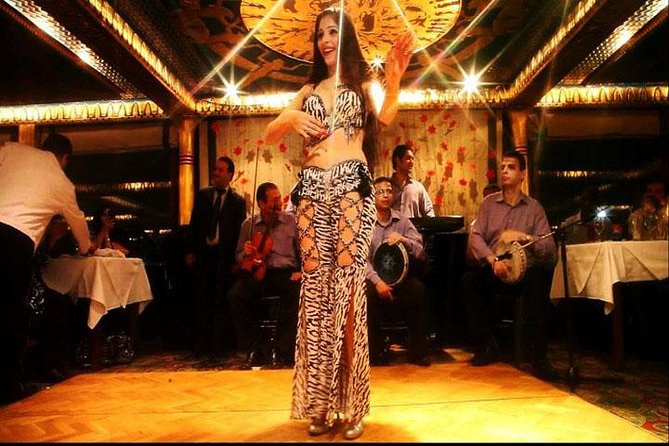 Dinner Cruise on the Nile River with Buffet, Cultural Show and Private Transfer in Cairo - The 2-hour Nile dinner cruise: lights, air, and a moving viewpoint